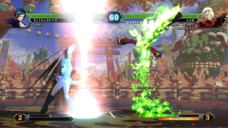 Illustration for article titled The First King of Fighters XIII Screen Shots Bust Out